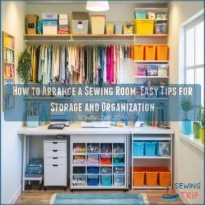 how to arrange a sewing room