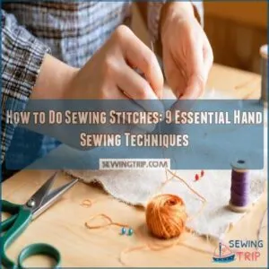 how to do sewing stitches