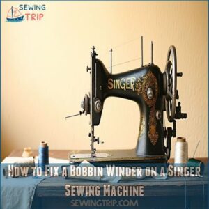 How to Fix a Bobbin Winder on a Singer Sewing Machine