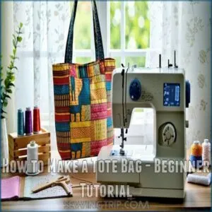 How to Make a Tote Bag - Beginner Tutorial