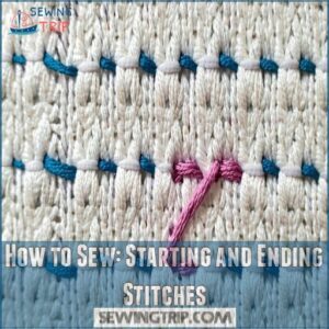 How to Sew: Starting and Ending Stitches