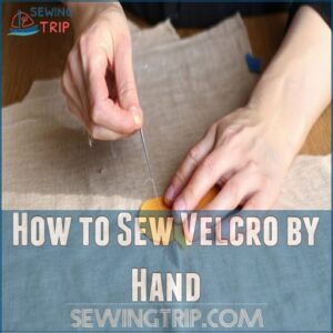 How to Sew Velcro by Hand