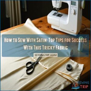 how to sew with satin