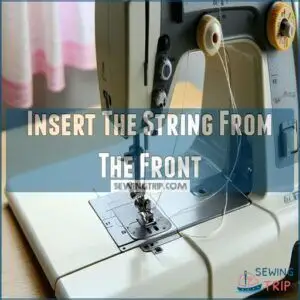 Insert The String From The Front