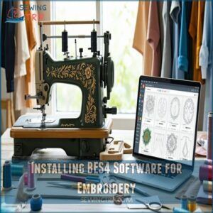 Installing BES4 Software for Embroidery Installing BES4 Software for Embroidery