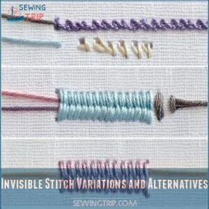 Invisible Stitch Variations and Alternatives