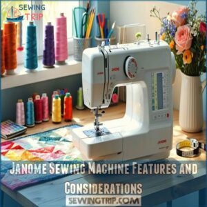 Janome Sewing Machine Features and Considerations