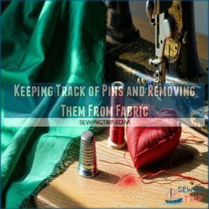 Keeping Track of Pins and Removing Them From Fabric Keeping Track of Pins and Removing Them From Fabric