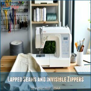 Lapped Seams and Invisible Zippers Lapped Seams and Invisible Zippers