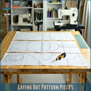 Laying Out Pattern Pieces