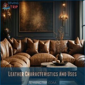 Leather Characteristics and Uses