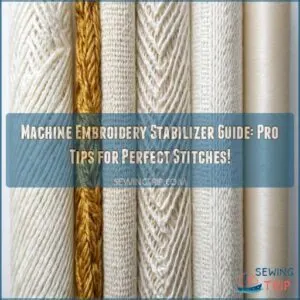 machine embroidery stabilizer guide