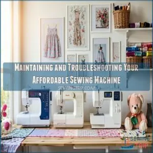 Maintaining and Troubleshooting Your Affordable Sewing Machine