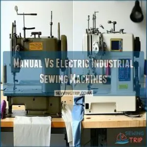 Manual Vs Electric Industrial Sewing Machines