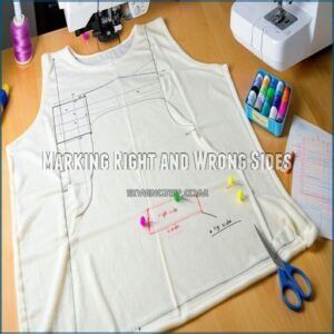 Marking Right and Wrong Sides Marking Right and Wrong Sides
