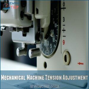 Mechanical Machine Tension Adjustment Mechanical Machine Tension Adjustment