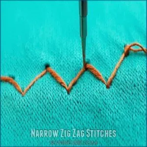 Narrow Zig Zag Stitches