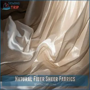 Natural Fiber Sheer Fabrics