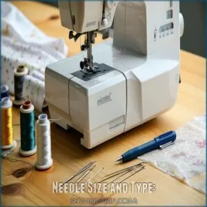 Needle Size and Type: