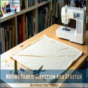Noting Fabric Direction and Stretch Noting Fabric Direction and Stretch