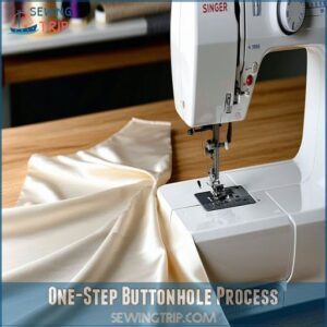 One-Step Buttonhole Process