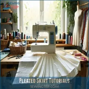 Pleated Skirt Tutorials