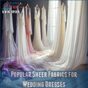 Popular Sheer Fabrics for Wedding Dresses