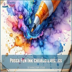 Posca Pen Ink Characteristics