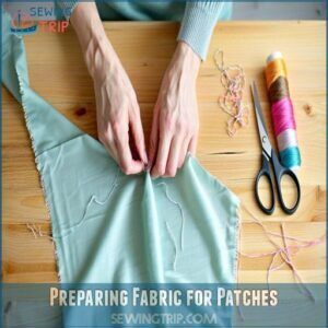 Preparing Fabric for Patches Preparing Fabric for Patches