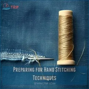 Preparing for Hand Stitching Techniques