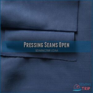 Pressing Seams Open