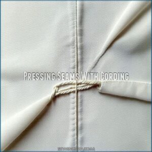 Pressing Seams With Cording