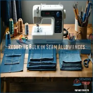 Reducing Bulk in Seam Allowances