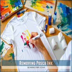 Removing Posca Ink