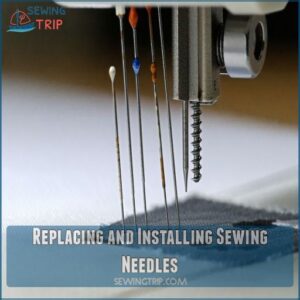 Replacing and Installing Sewing Needles