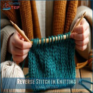 Reverse Stitch in Knitting