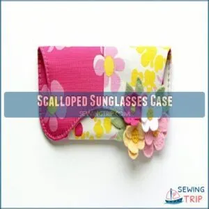 Scalloped Sunglasses Case