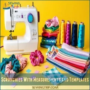 Scrunchies With Measurements and Templates