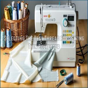 Selecting The Best Thread for Sewing Thin Polyester