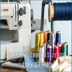 Selecting Thread Size for Fabric Type