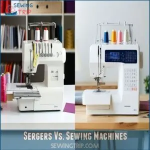 Sergers Vs. Sewing Machines