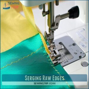 Serging Raw Edges