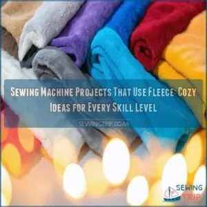 sewing machine projects that use fleece