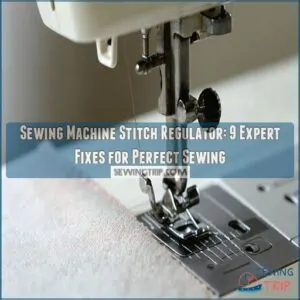 sewing machine stitch regulator issues