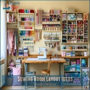 Sewing Room Layout Ideas