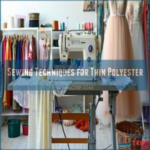 Sewing Techniques for Thin Polyester