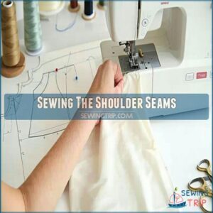 Sewing The Shoulder Seams