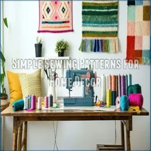 Simple Sewing Patterns for Home Decor