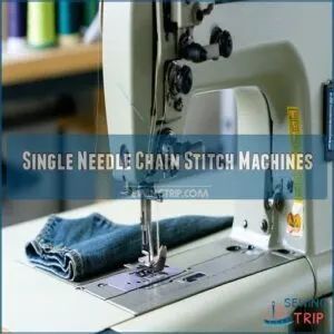 Single Needle Chain Stitch Machines