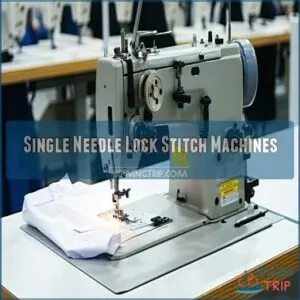 Single Needle Lock Stitch Machines